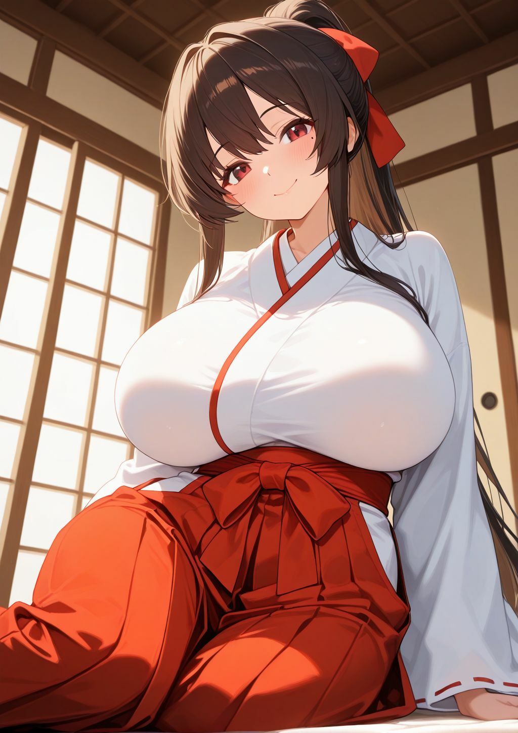 巫女みそぎ - サンプル画像 1