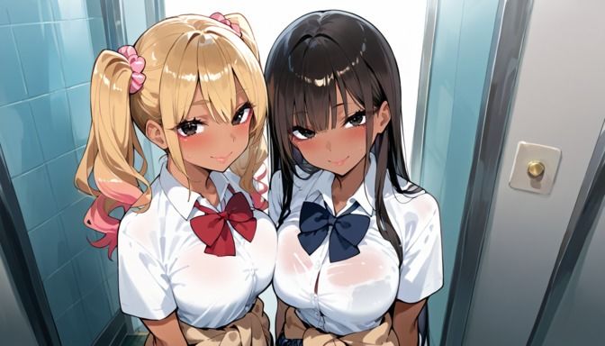 黒ギャルJKに欲望のまま中出し - サンプル画像 4
