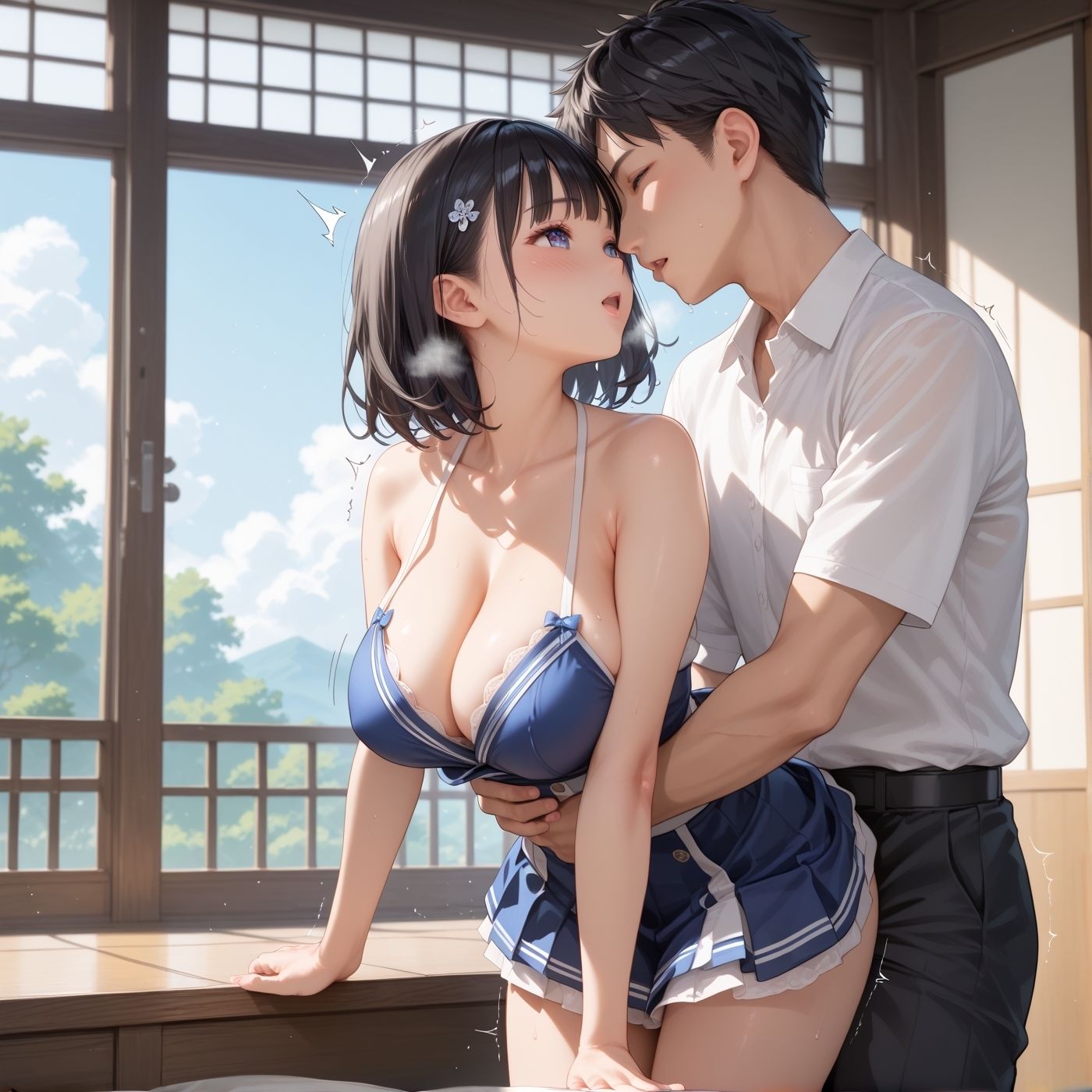 学園性活！ハメを外しまくる文化祭【ハメハメ編の厳選CG250枚収録】 - サンプル画像 2