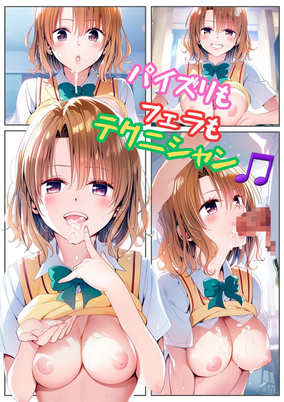 学校でイこう！-籾岡○紗-（318枚） - サンプル画像 2