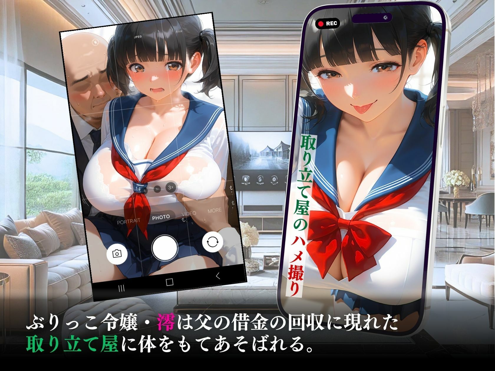 借金返済の肉便器甘やかされぶりっこ娘淫乱覚醒してしまった件「パパたすけて…」 - サンプル画像 3