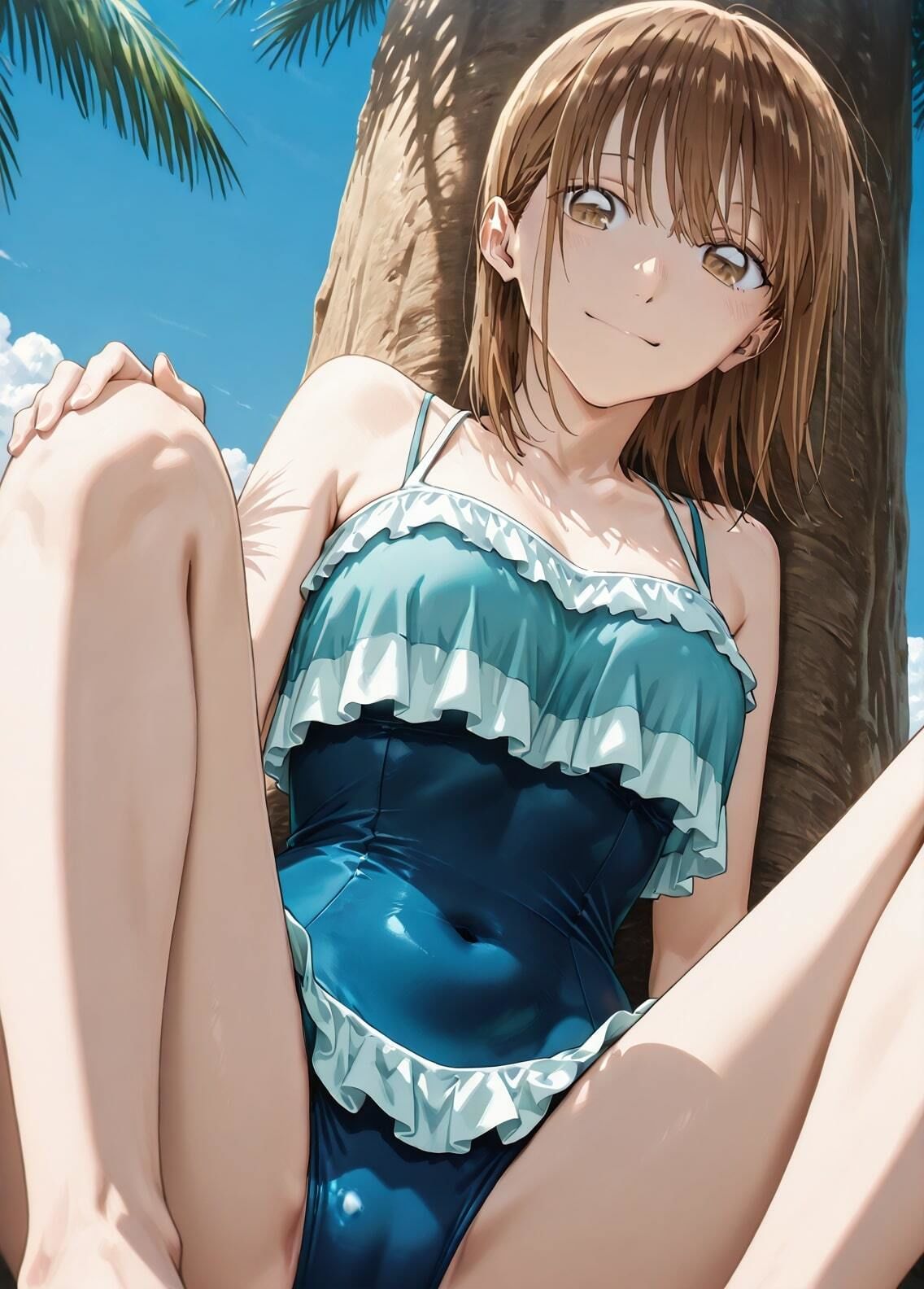 「アオのハコ」鹿野千夏セクシー写真集13（全500枚） - サンプル画像 1