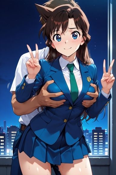 寝取られる毛◯蘭 - サンプル画像 1