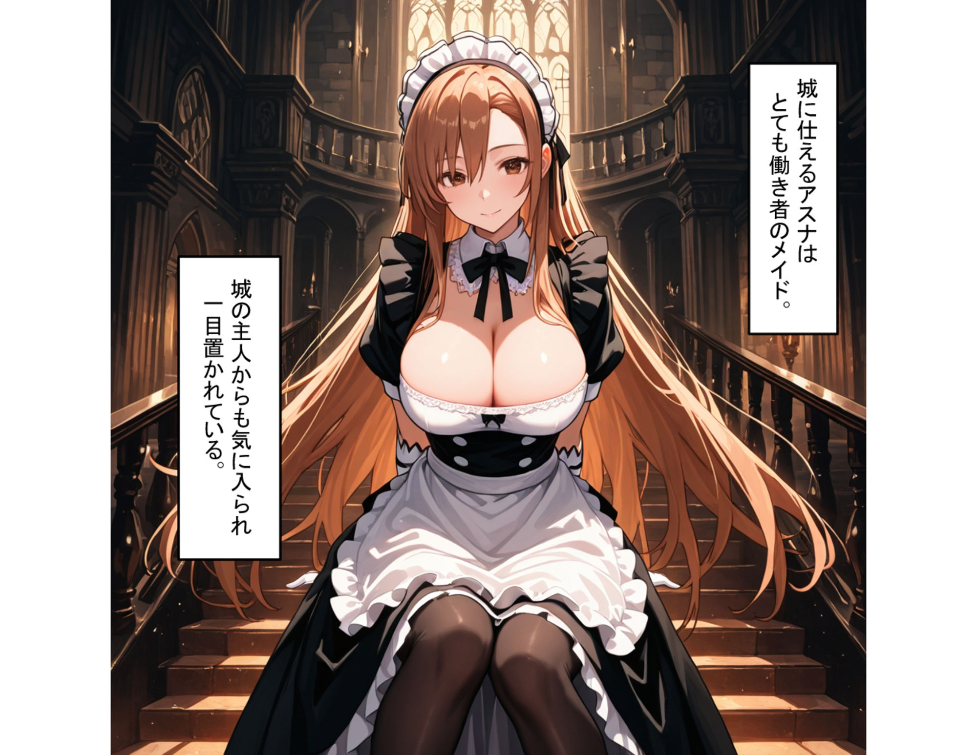 アスナは絶対服従メイド - サンプル画像 1