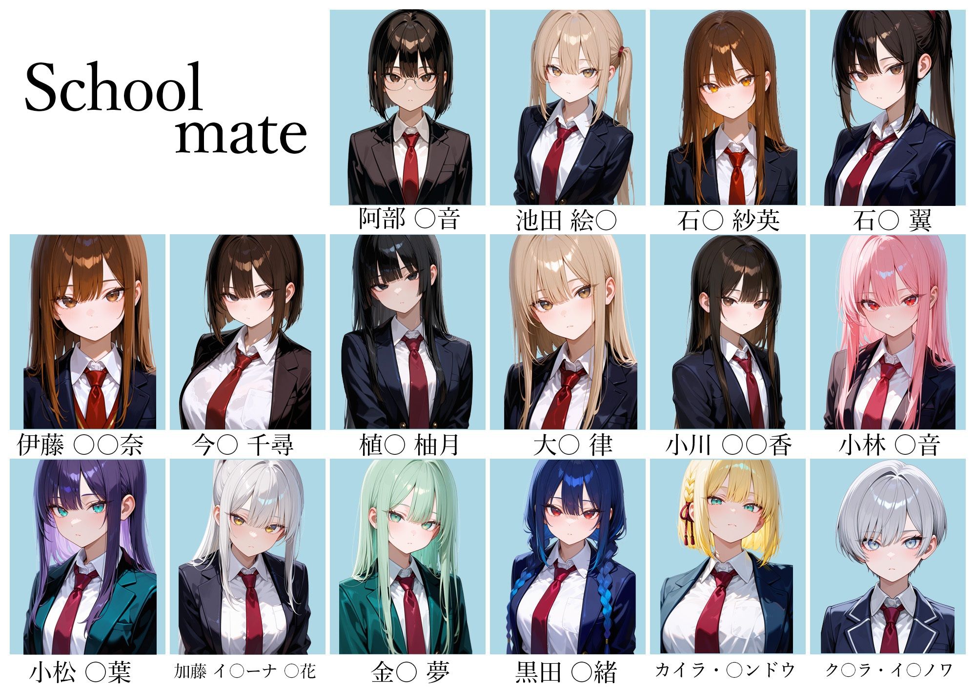 学校の女子全員とハメ撮りしたったww - サンプル画像 1