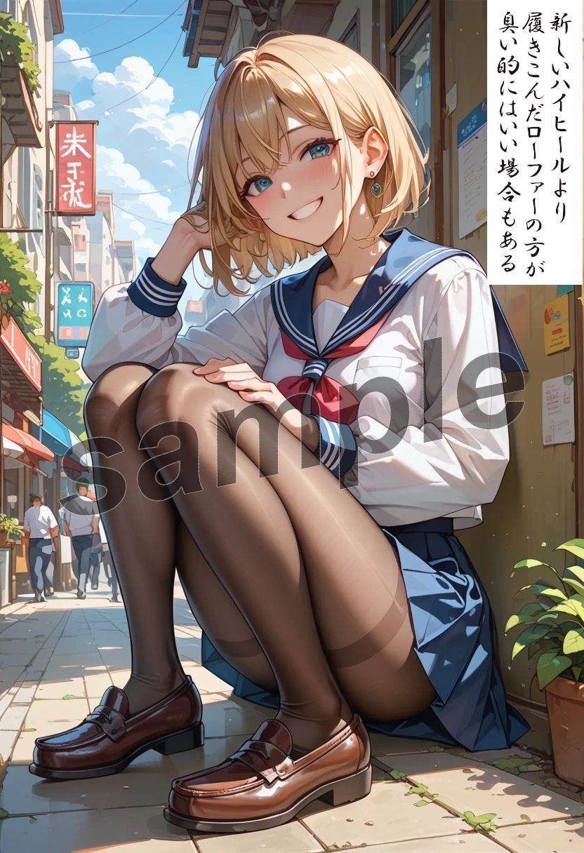 僕が女の娘と出逢い足フェチプレイした方法 パンストで蒸れた臭っさい足で抜いてもらっていいっすか？ - サンプル画像 2