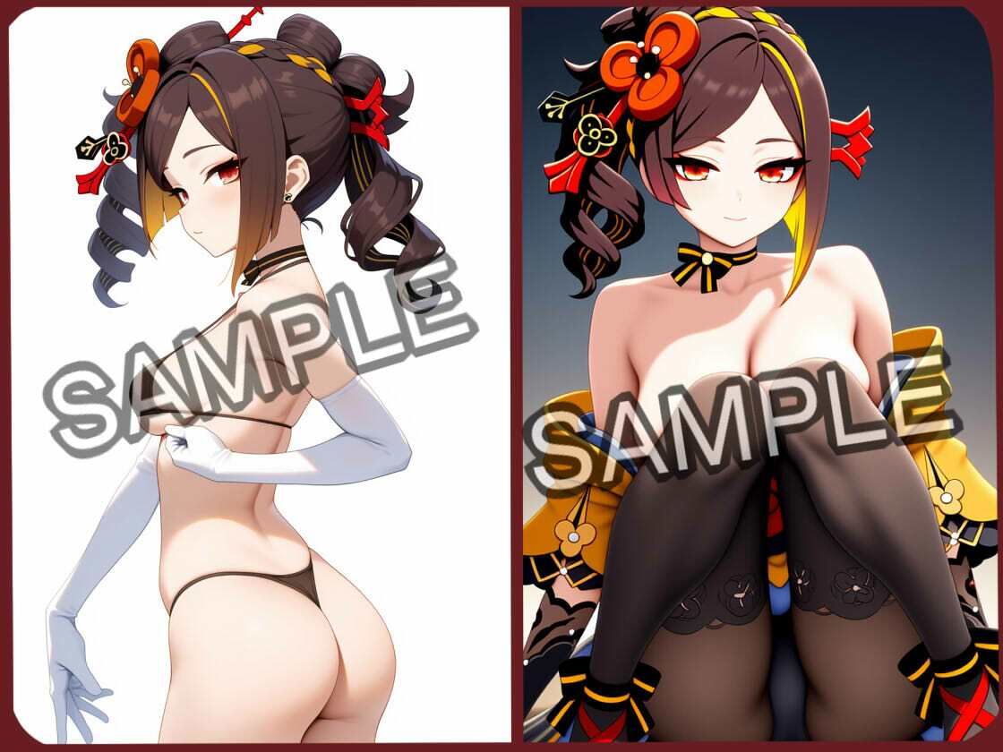 【AIコレ＃4】 原シコ淫パクト番外編 〜AIイラスト千〇＆刻〇編＋a495〜 - サンプル画像 10