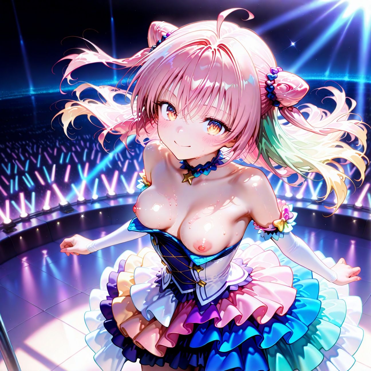 【Part7】JKアイドルコンサートで公開オナニー！☆自慢の竿で持ち帰りエッチ - サンプル画像 2