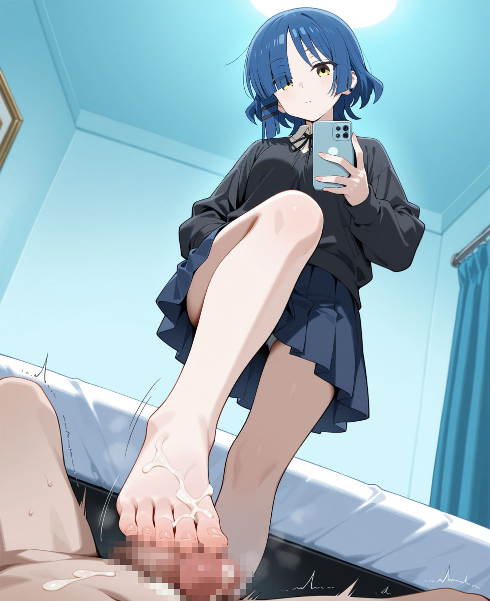 ぼ○ち・ざ・ろ○く 足コキ・陵●CG集 - サンプル画像 7