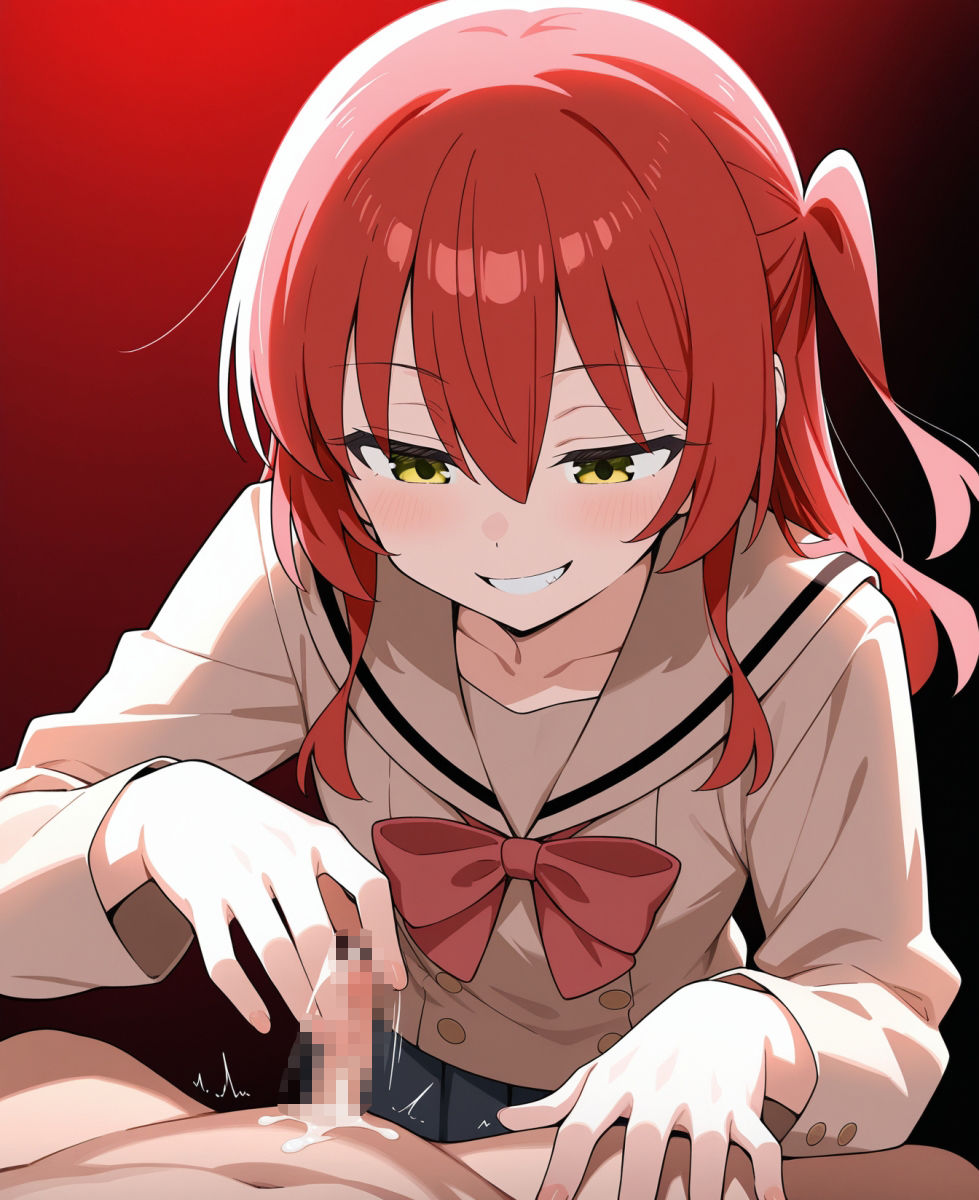 ぼ○ち・ざ・ろ○く 足コキ・陵●CG集 - サンプル画像 8