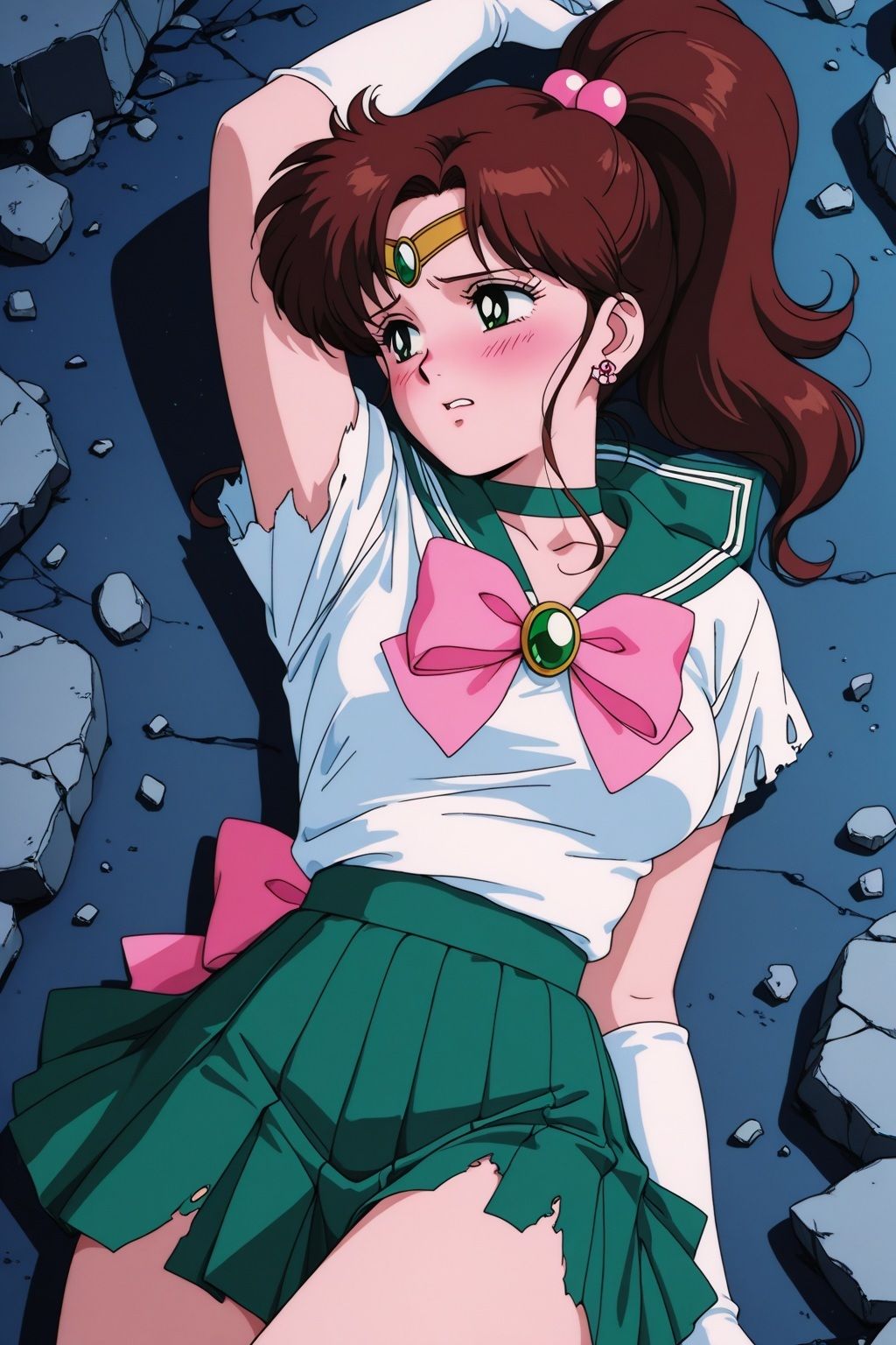 敗北ヒロイン 美少女戦士ジュピターの陥落 - サンプル画像 4