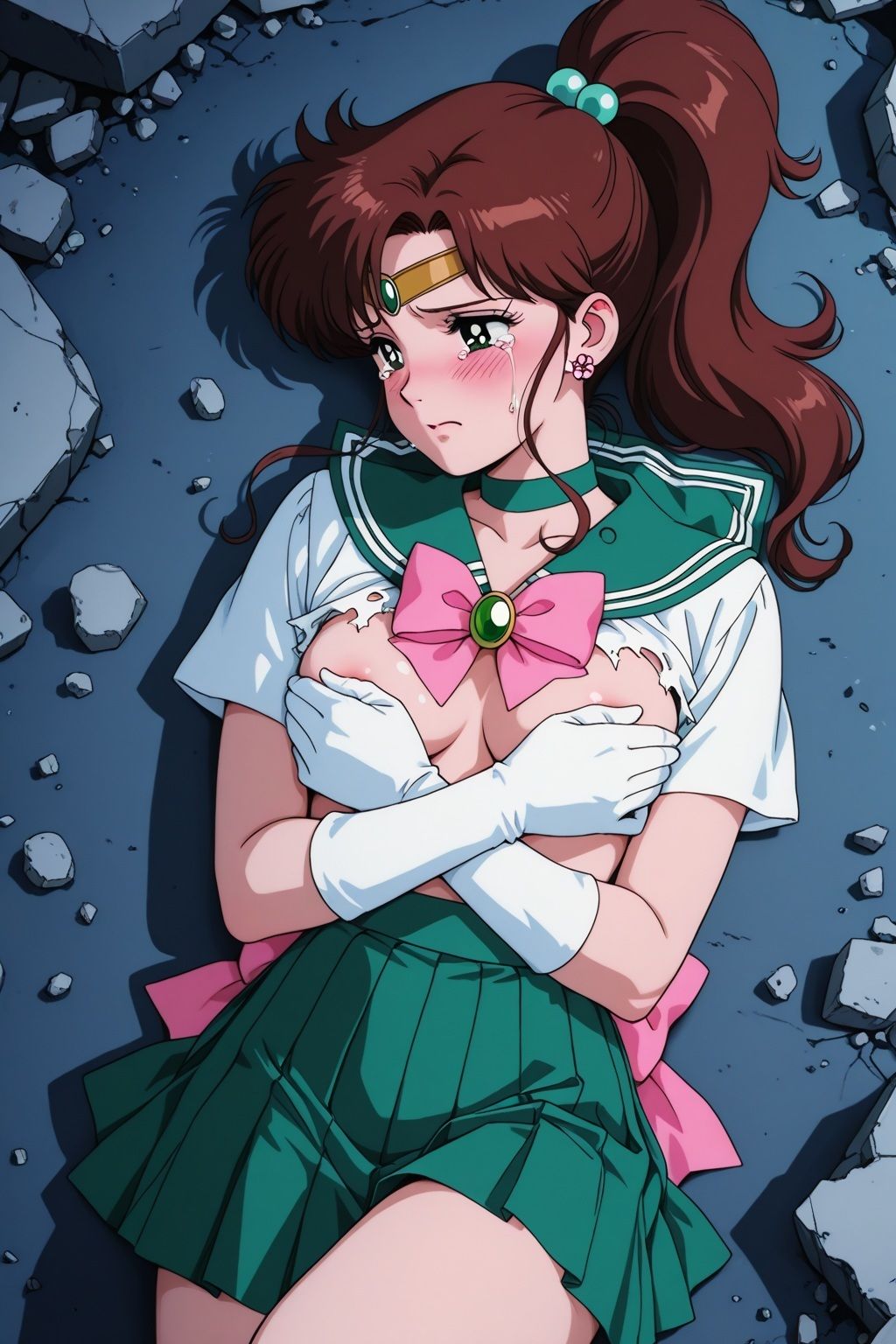 敗北ヒロイン 美少女戦士ジュピターの陥落 - サンプル画像 5