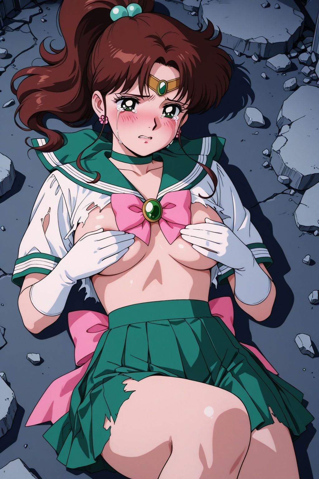 敗北ヒロイン 美少女戦士ジュピターの陥落 - サンプル画像 6