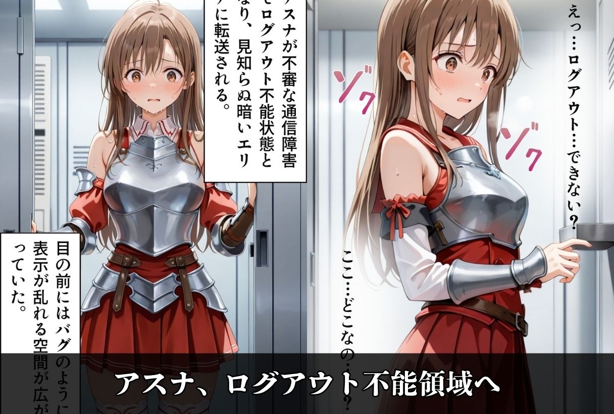 囚われたアスナ 〜ログアウト不能の性支配エリア〜（SAO編） - サンプル画像 5
