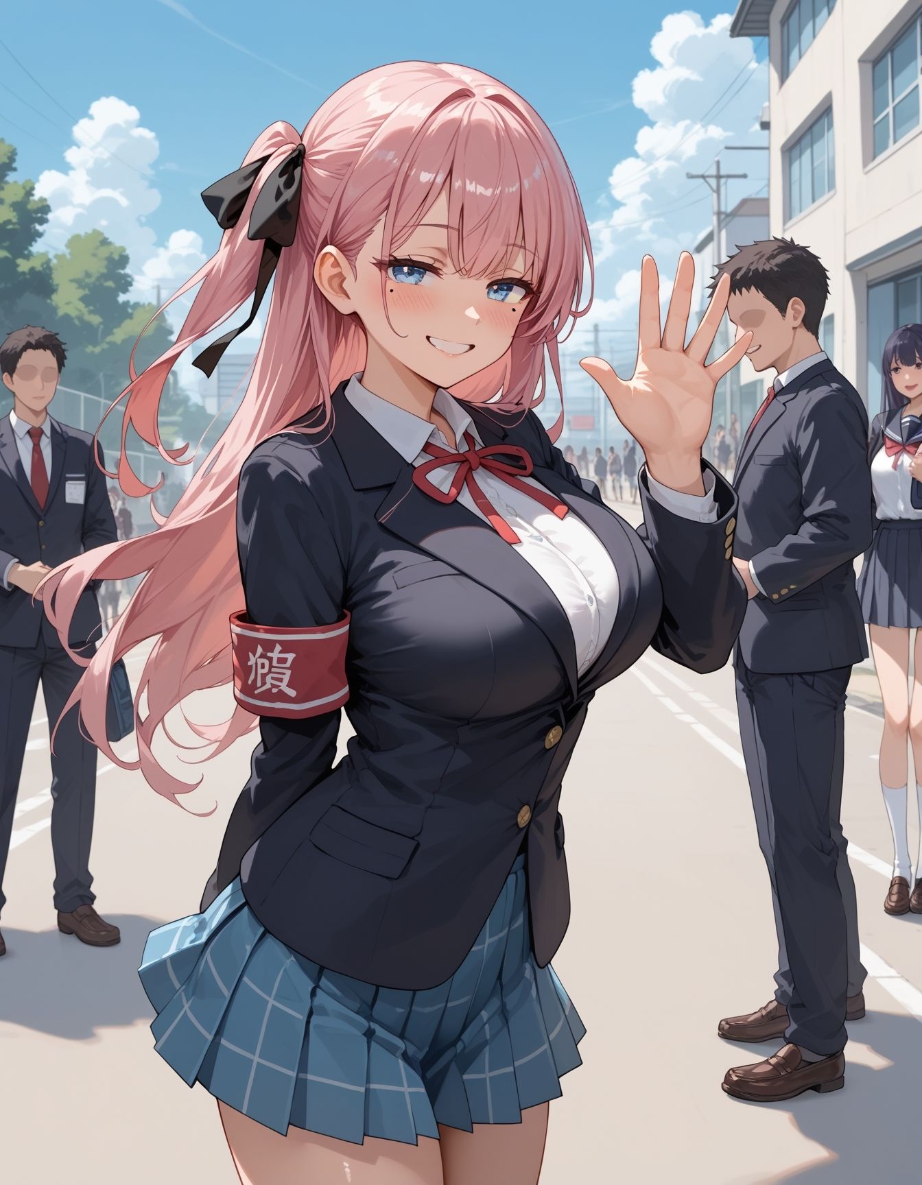 弱みを握られた風紀委員、桜庭ひよりの堕落 - サンプル画像 1