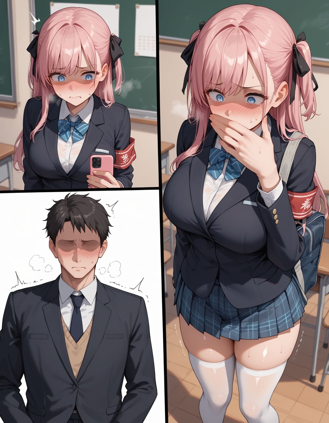 弱みを握られた風紀委員、桜庭ひよりの堕落 - サンプル画像 3