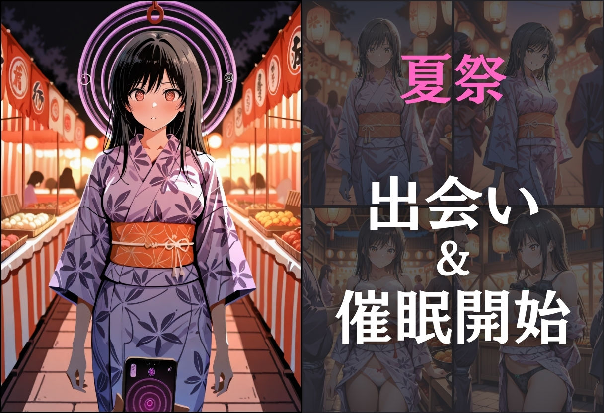 浴衣女子に催●  中出し祭り〜古手川唯〜 - サンプル画像 3