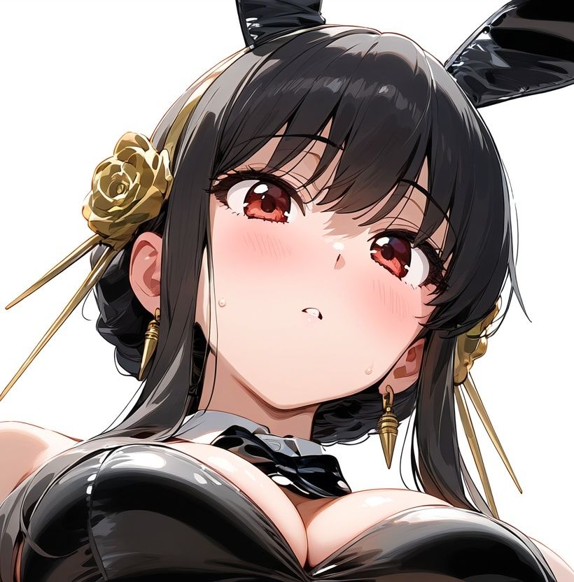 ヨルさんのバニー姿をぺろぺろ眺め倒す高解像度イラスト集  R18 - サンプル画像 7