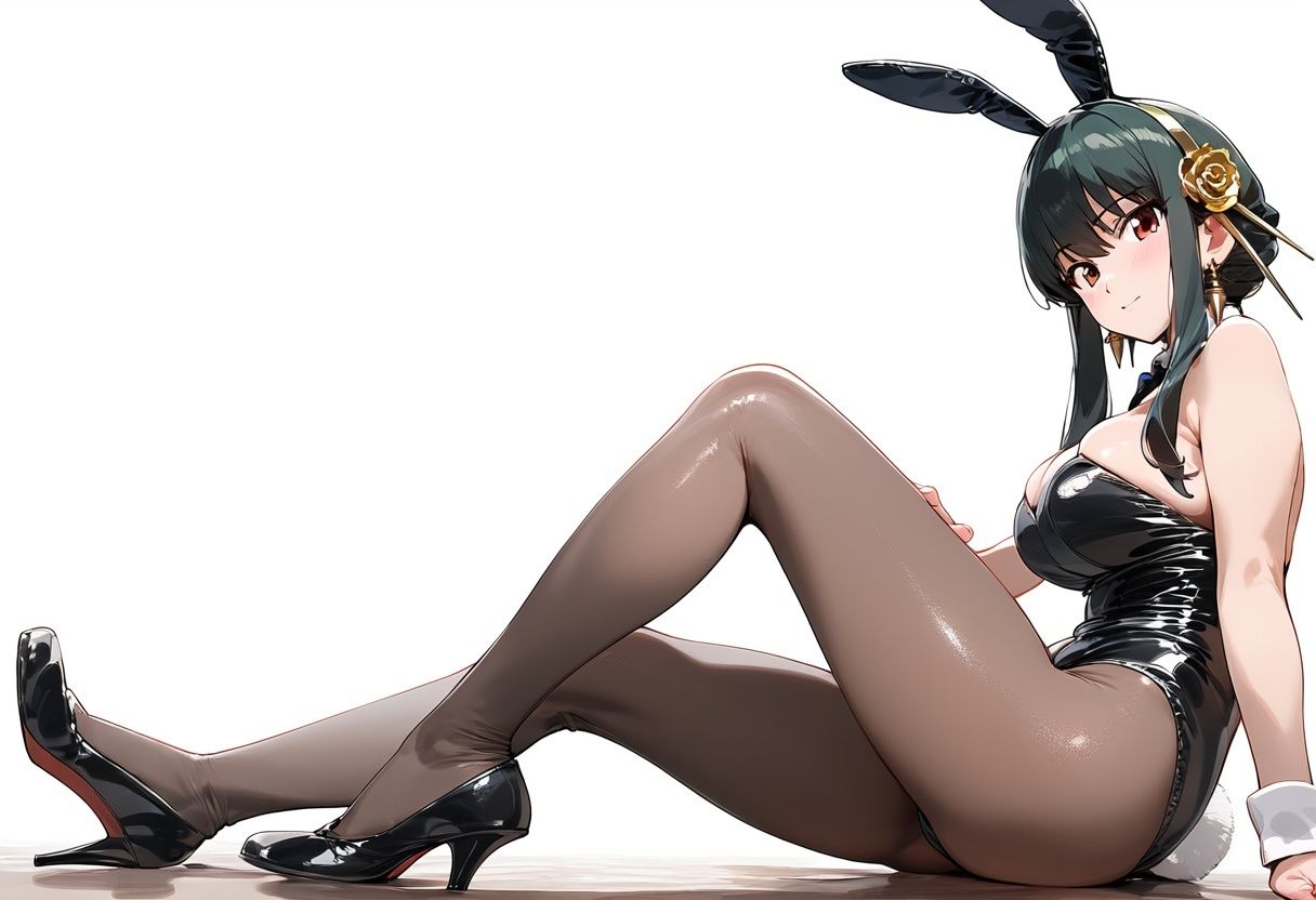 ヨルさんのバニー姿をぺろぺろ眺め倒す高解像度イラスト集  R18 - サンプル画像 8