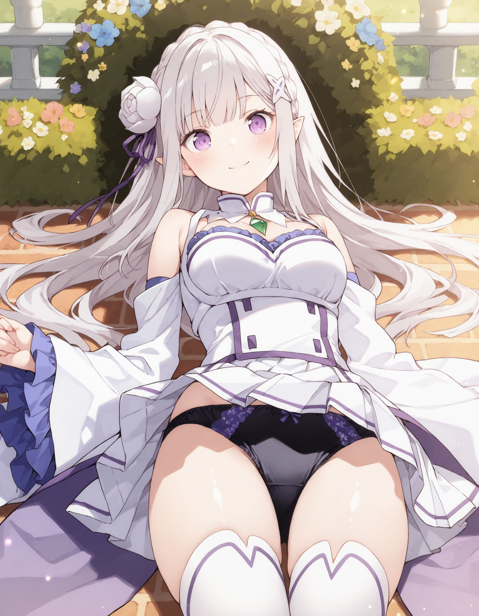 エミ〇アのパンチラ - サンプル画像 3