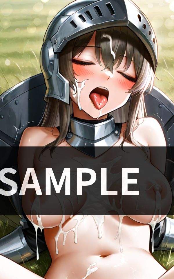 いつも生意気な女戦士を 魔法で眠らせて みんなでぶっかけパーティー した結果 - サンプル画像 4