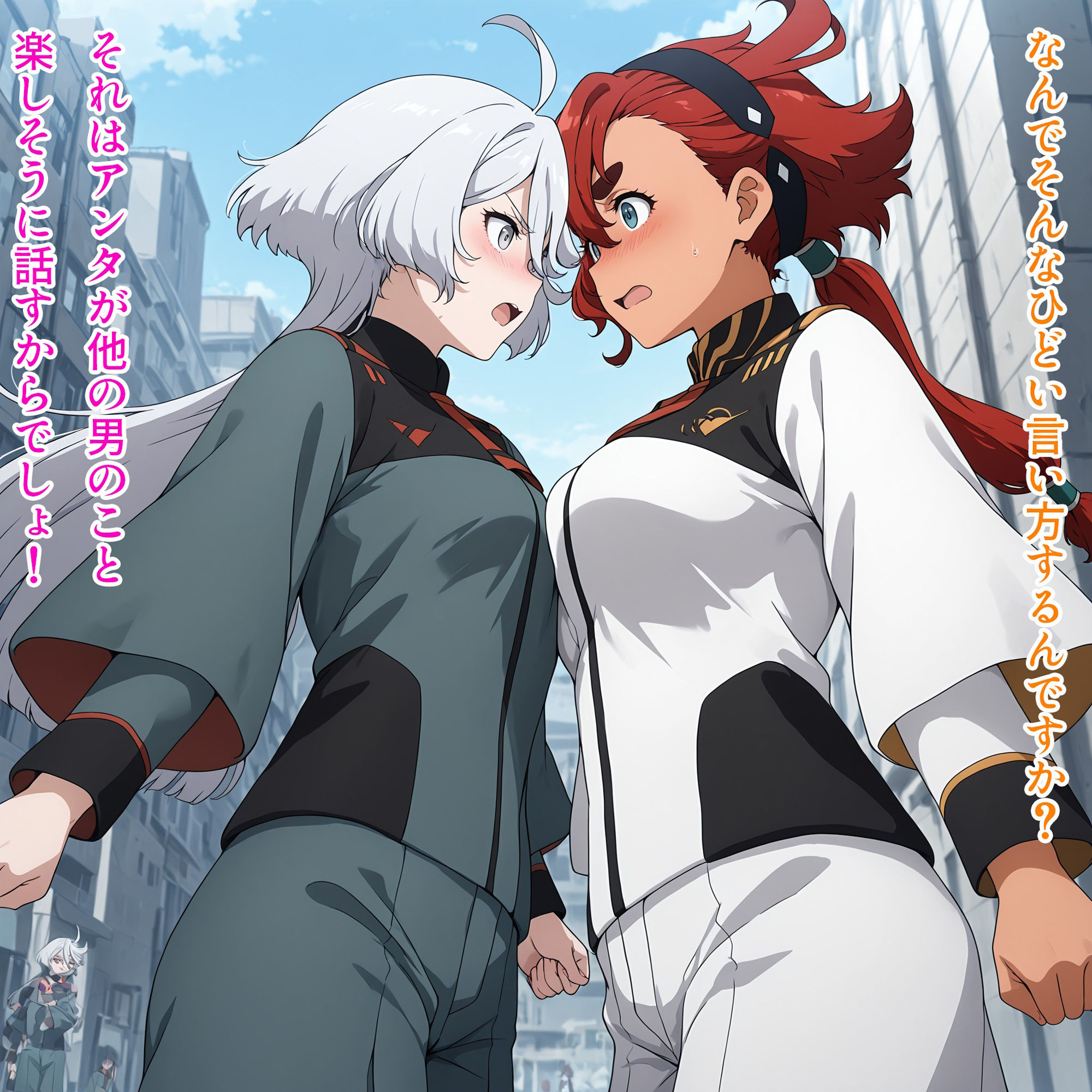 【ガンダム】スレ×ミオ  ラブラブ（ハート）えっち【水星の魔女】 - サンプル画像 1