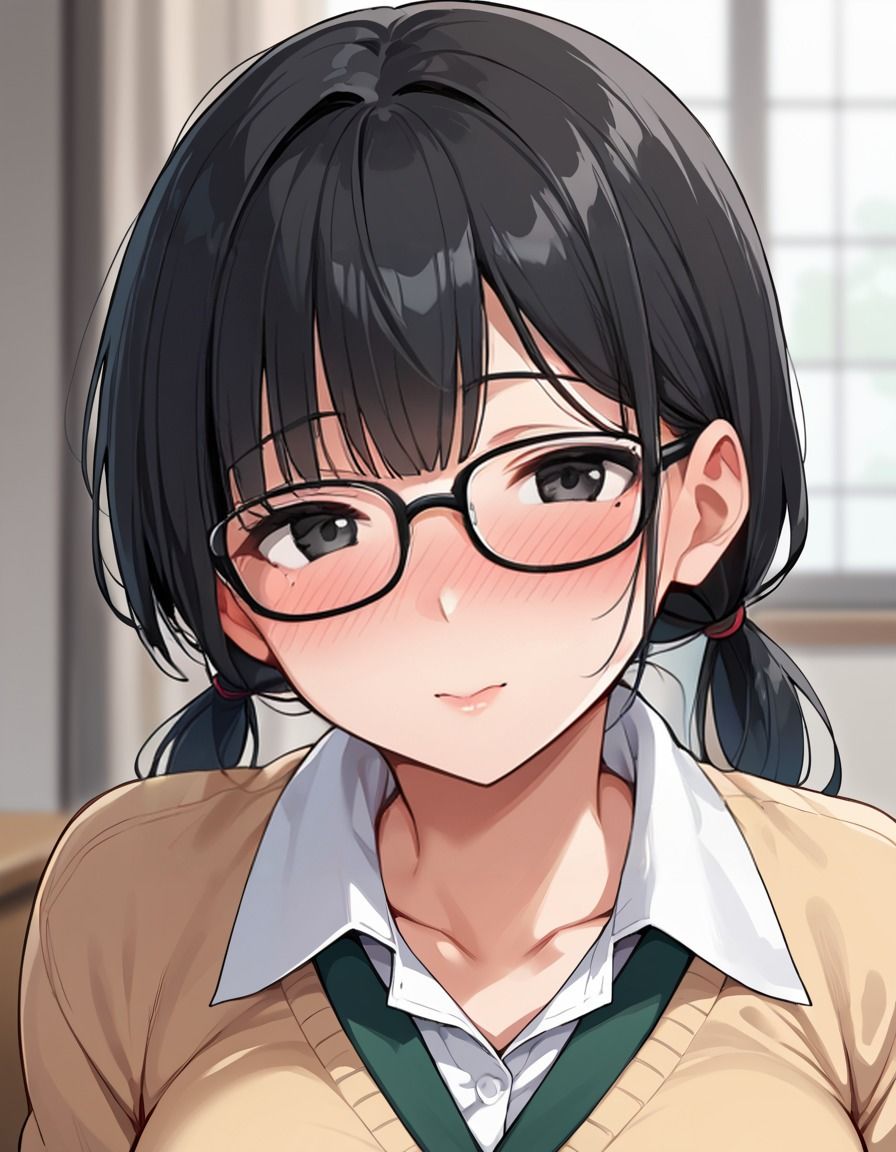 真面目な巨乳女子か？実はと？淫乱た？った - サンプル画像 1