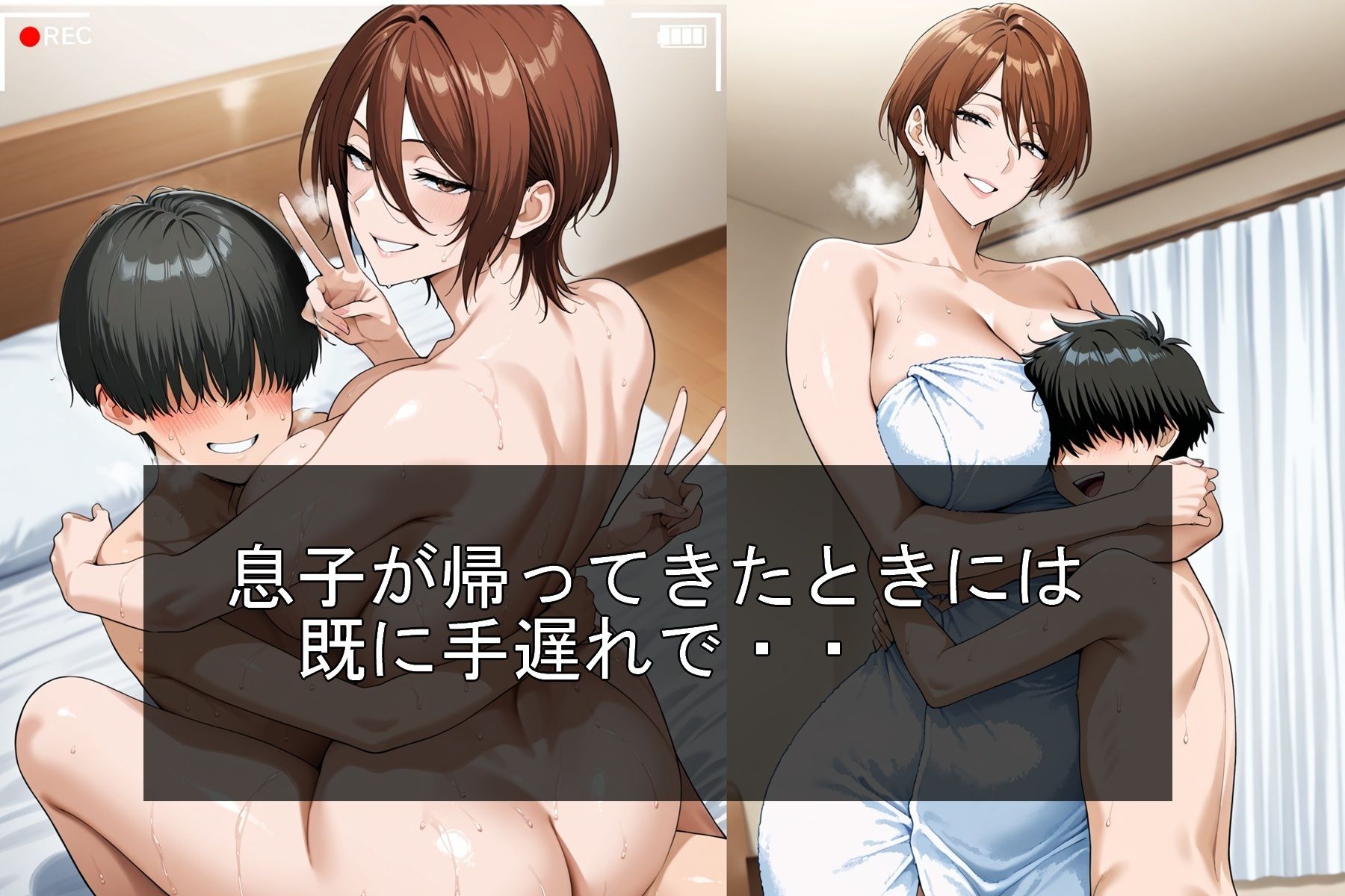 母ちゃんが息子の友達に寝取られる - サンプル画像 7