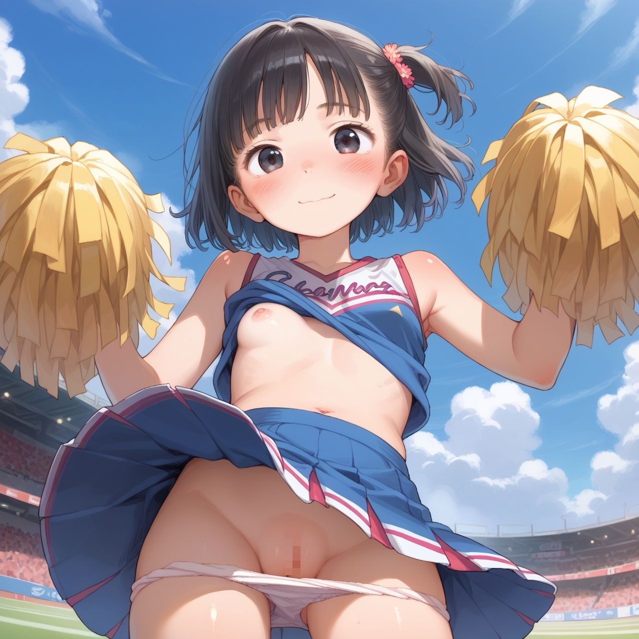 つるぺたチアガール 従順なご奉仕【性処理性活 高画質500P】 - サンプル画像 1