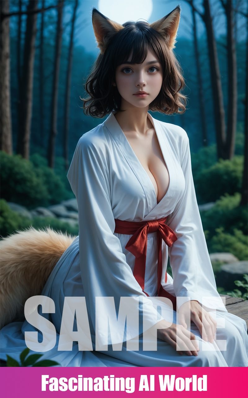 巫女狐 - サンプル画像 3