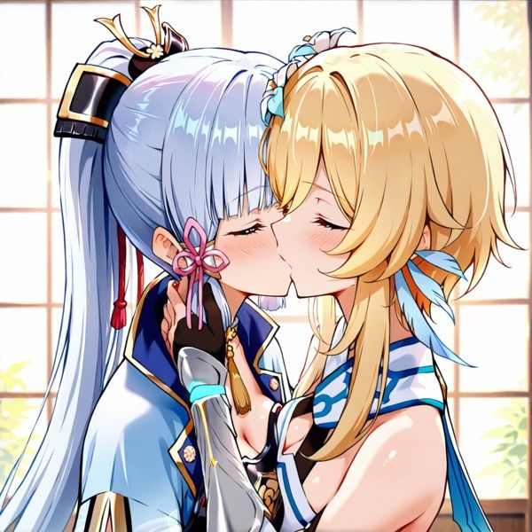 ほ〇る×綾〇 ふたなり百合CG集 - サンプル画像 1