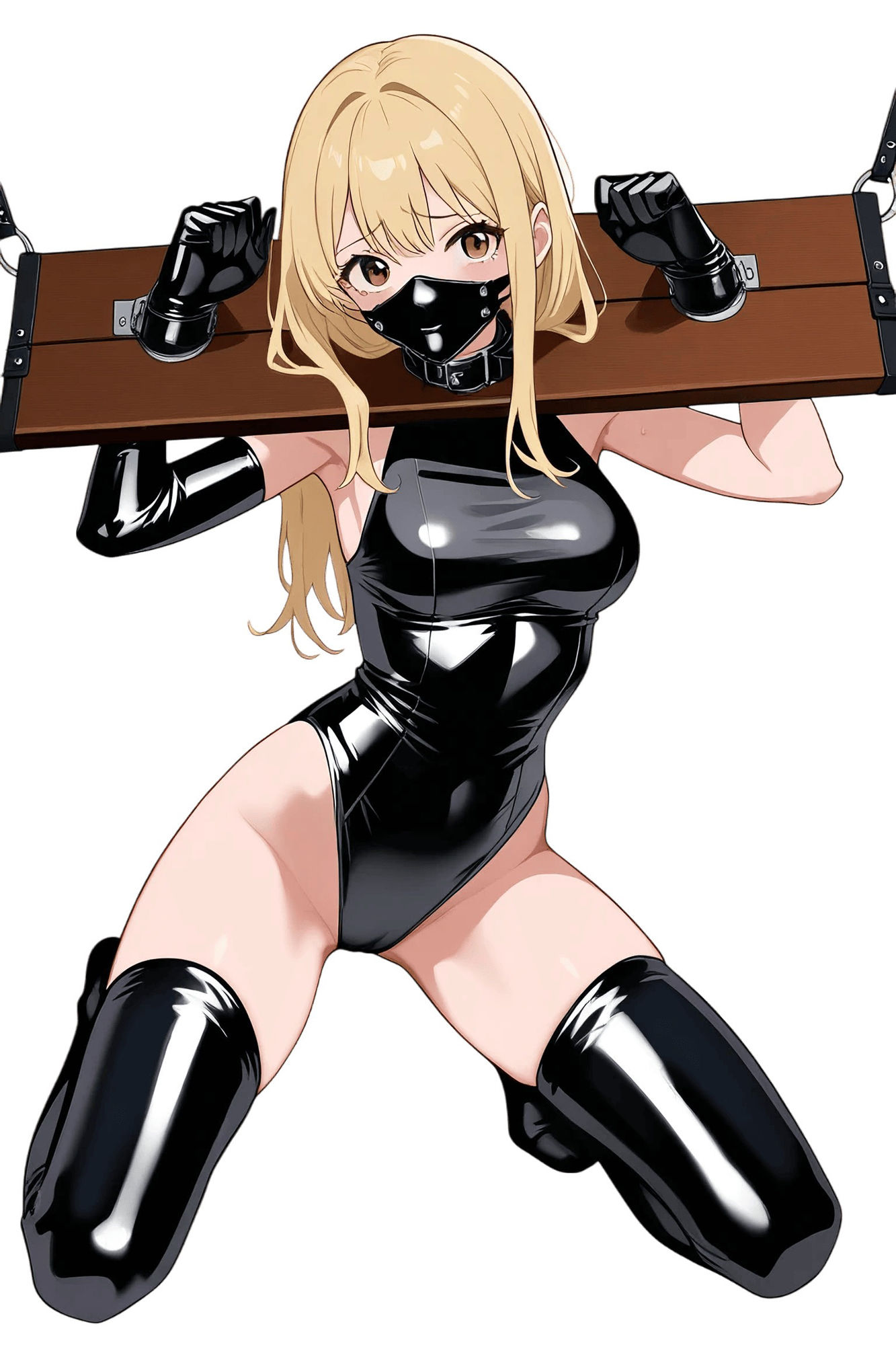 金髪美少女 ボンデージ イラスト・CG集 - サンプル画像 8