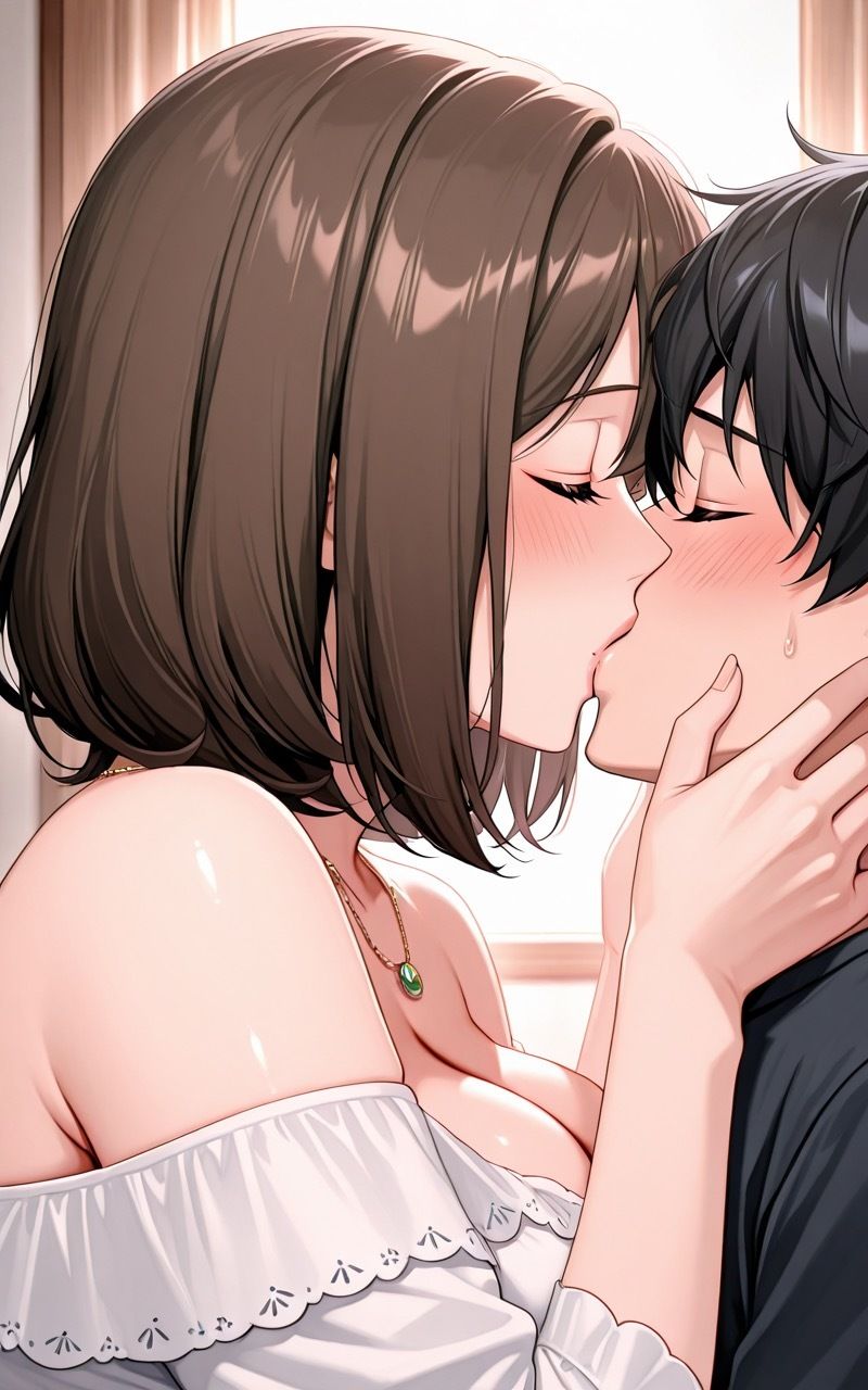 隣の妻の誘惑  〜ノーブラ乳首〜 - サンプル画像 1
