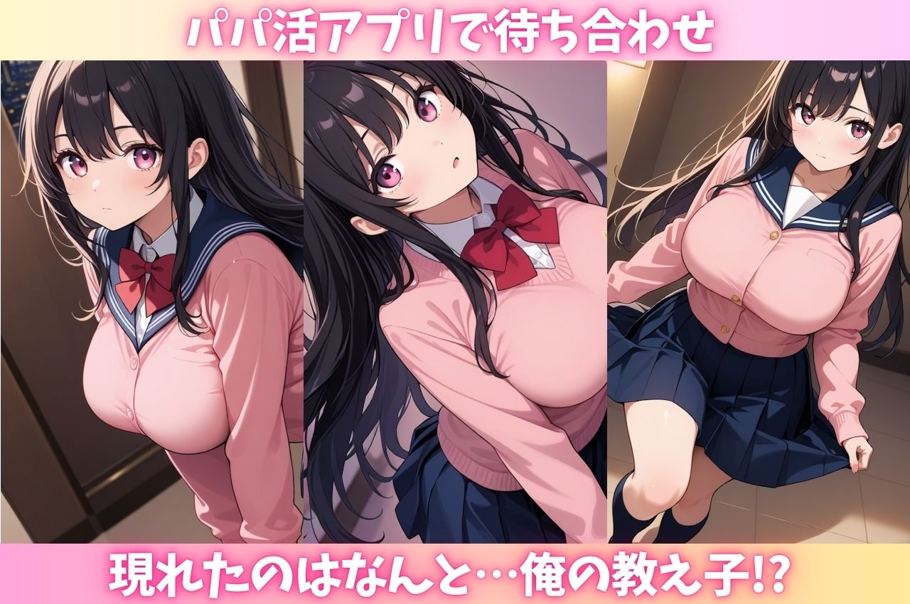 パパ活で教え子に遭遇「まさかウチの生徒が来るなんて・・・！ 」 - サンプル画像 1