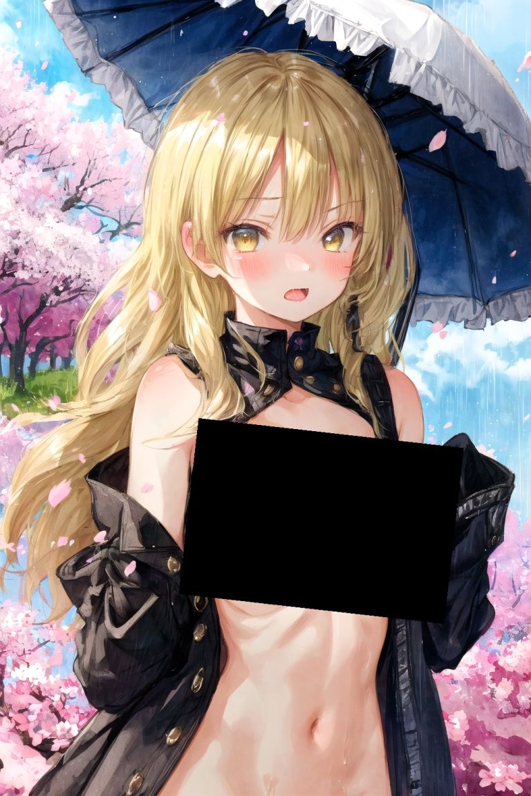 魔理沙ちゃんのえっちな写真集vol.6〜春の雨の朝の海編〜 - サンプル画像 4