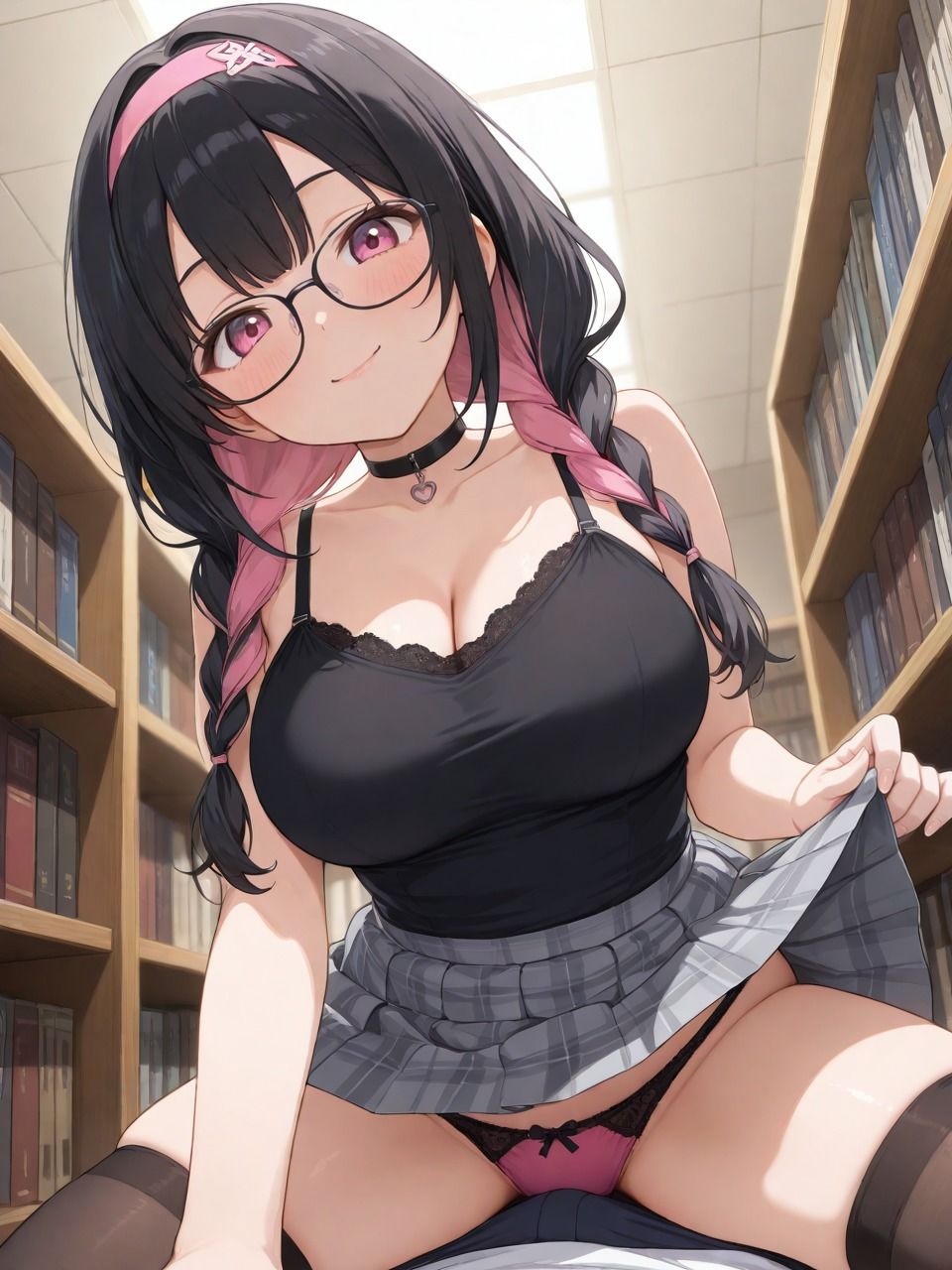 淫●図書委員着衣〜下着〜本番 - サンプル画像 4