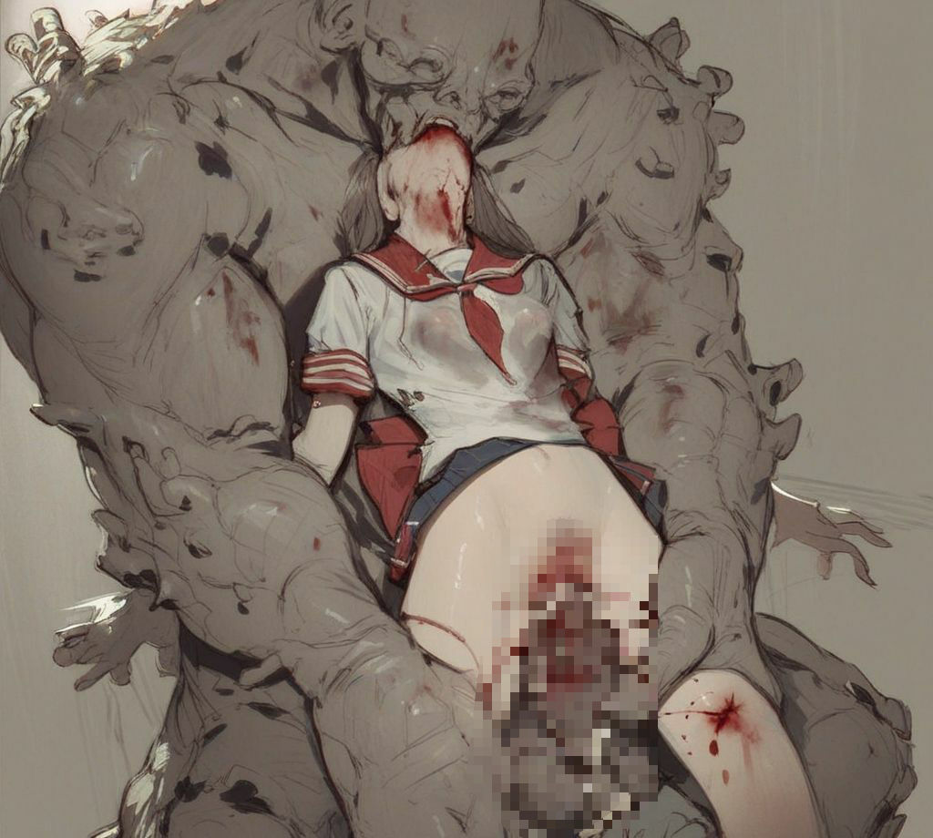 モンスター ラフ画 R-18G - サンプル画像 3