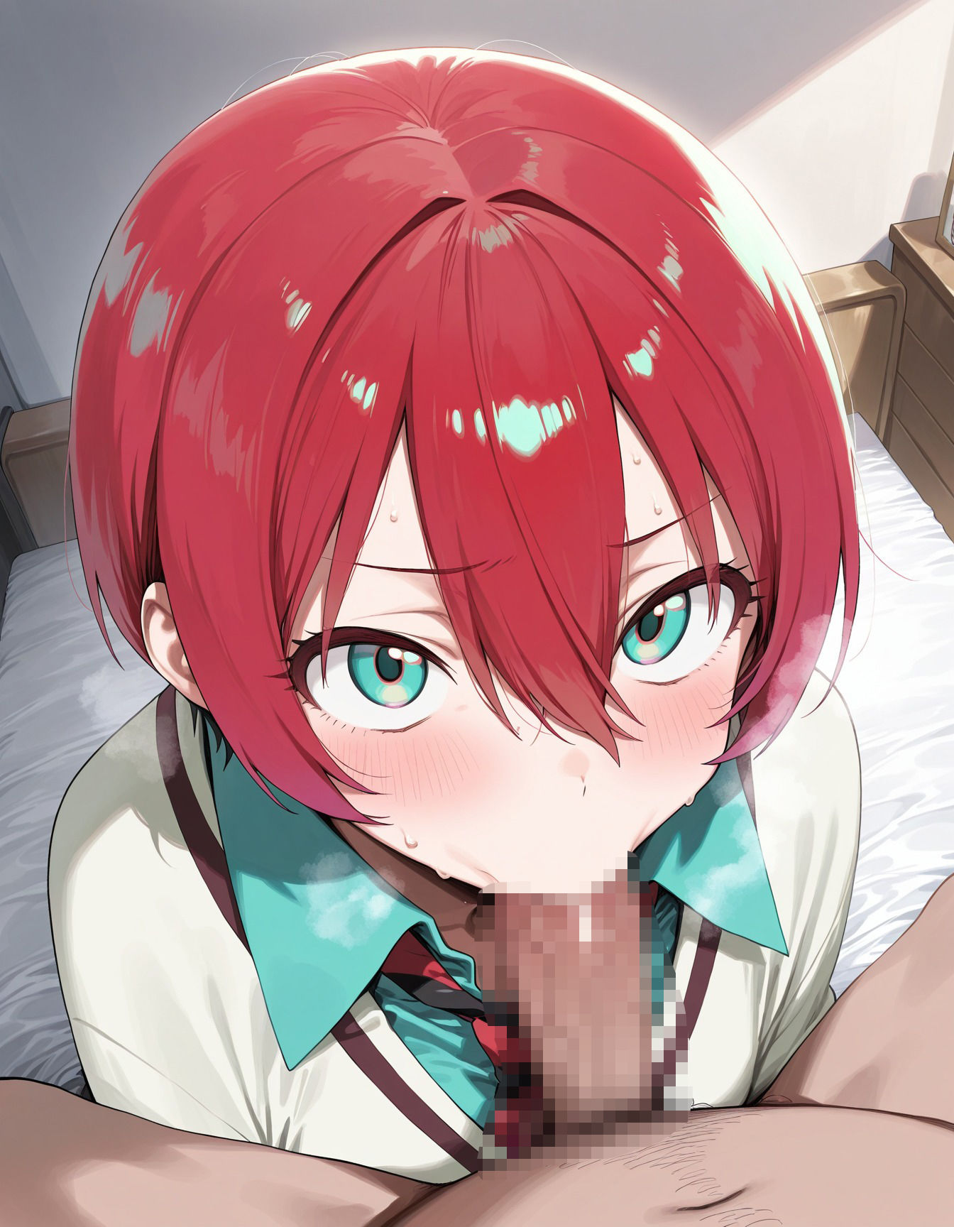 おじさんとマ◯ュのラブラブSEX - サンプル画像 5