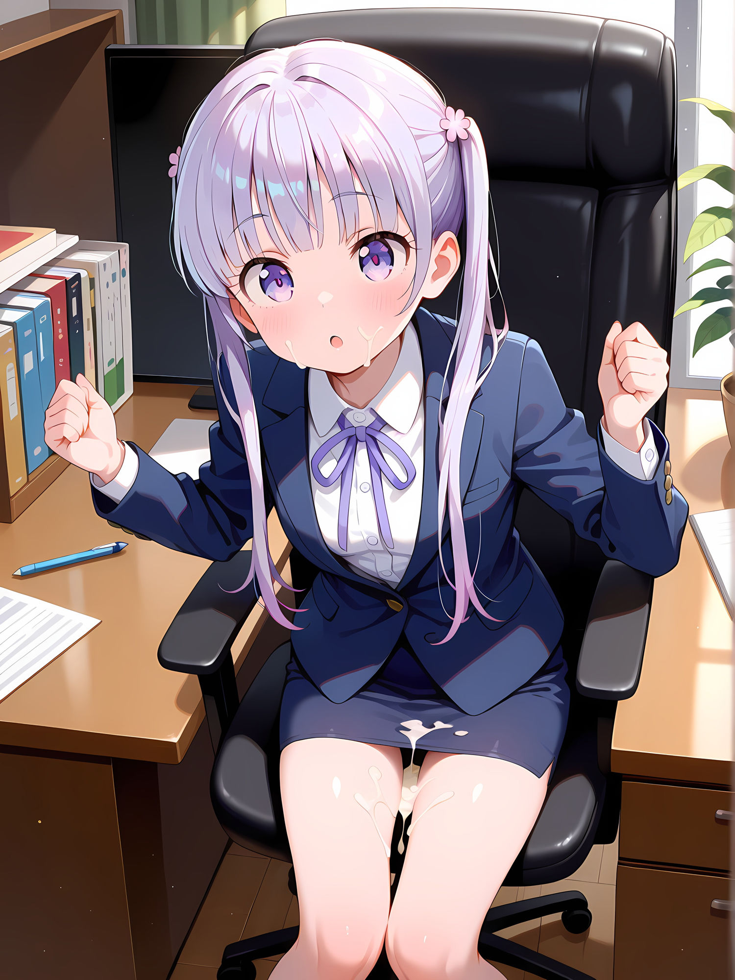 オフィスでヤりたい放題！！涼風◯葉 - サンプル画像 10