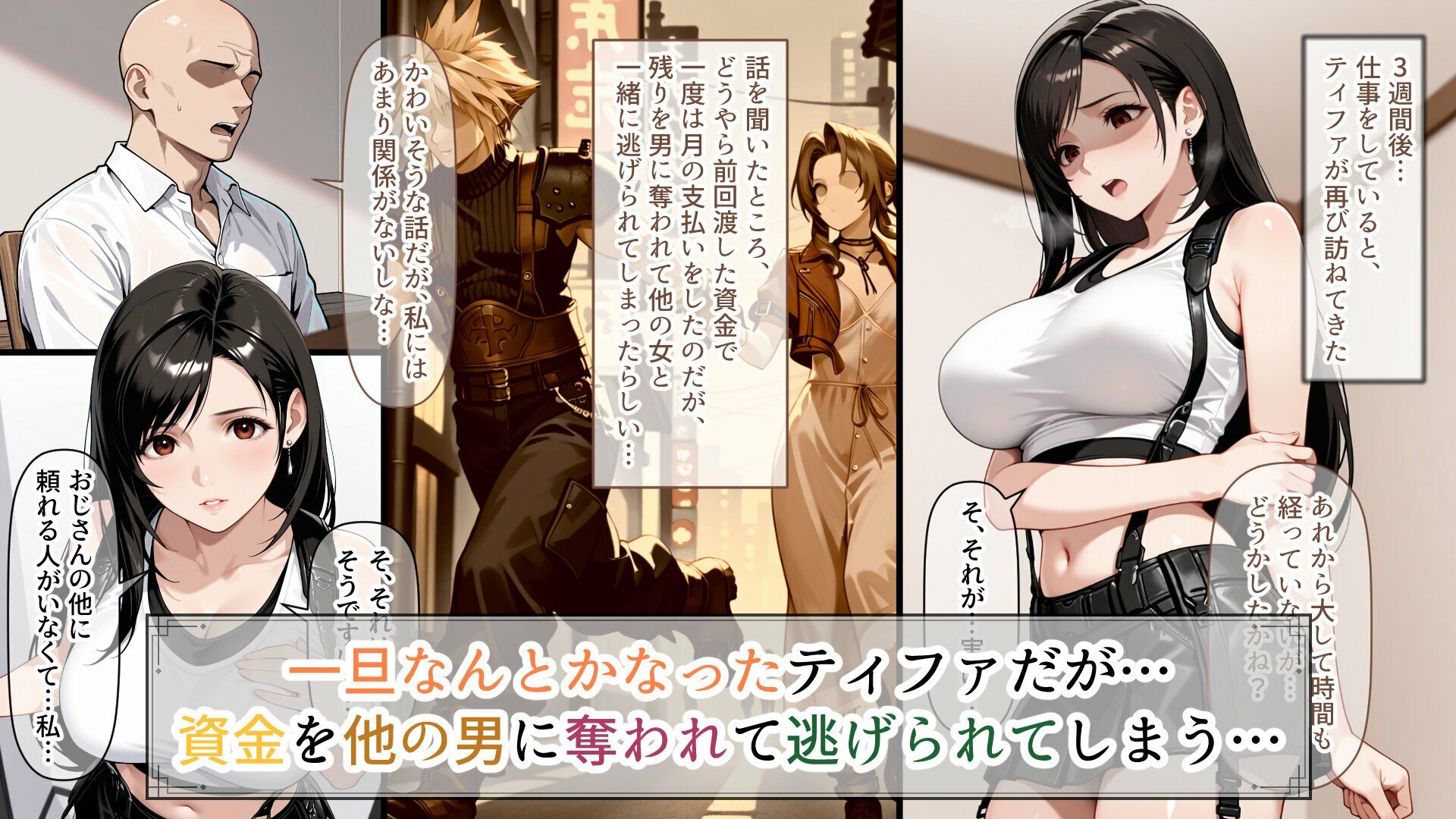 ティファの借金返済愛人生活 - サンプル画像 3