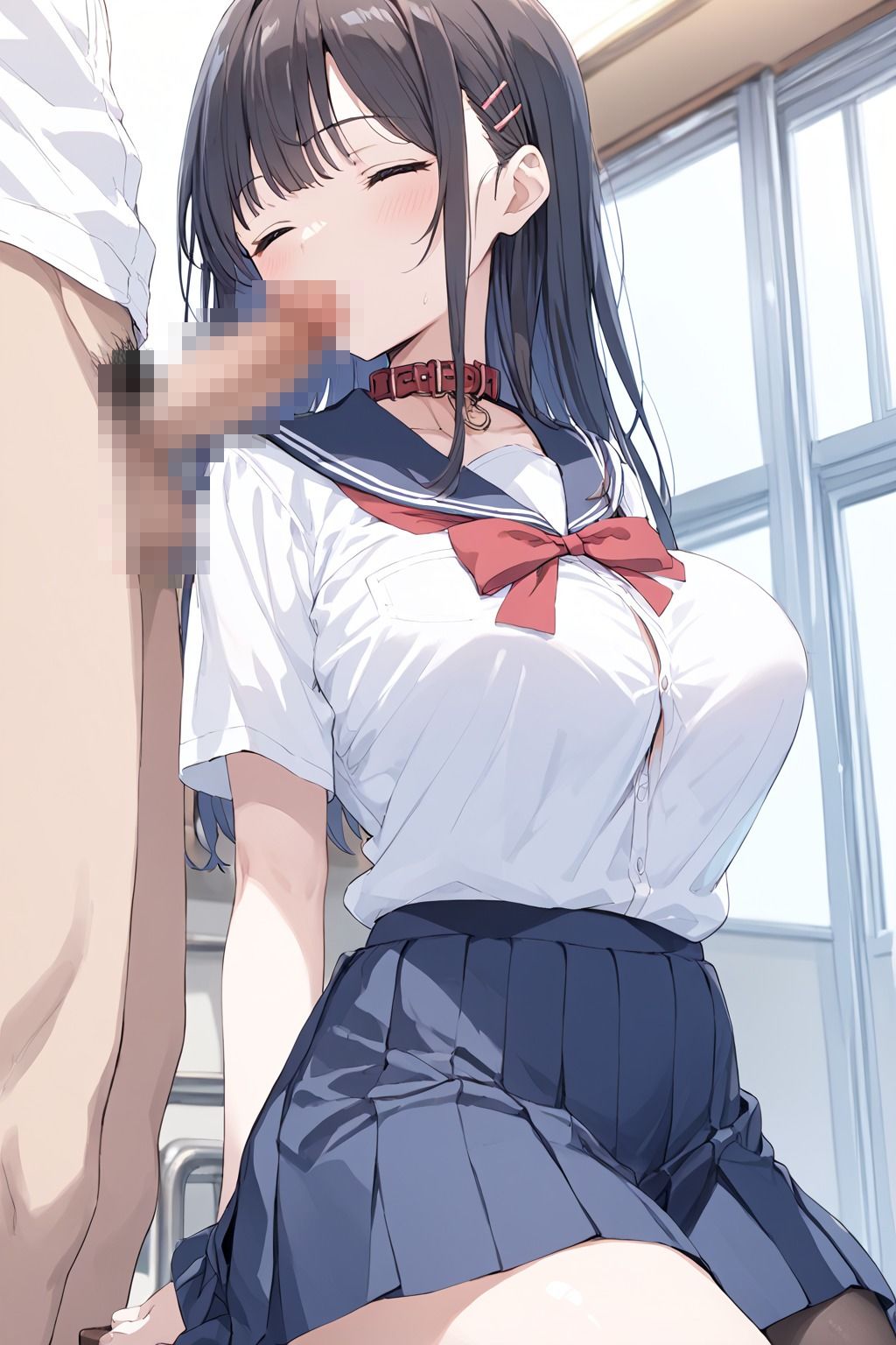 清楚系女子校生とナカ出しセックス - サンプル画像 8