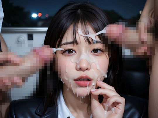 新卒OLさん残業社員の性処理のため喜んで顔射ペットになります - サンプル画像 5