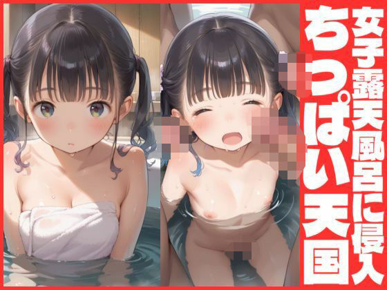 女子露天風呂に侵入  ちっぱい天国