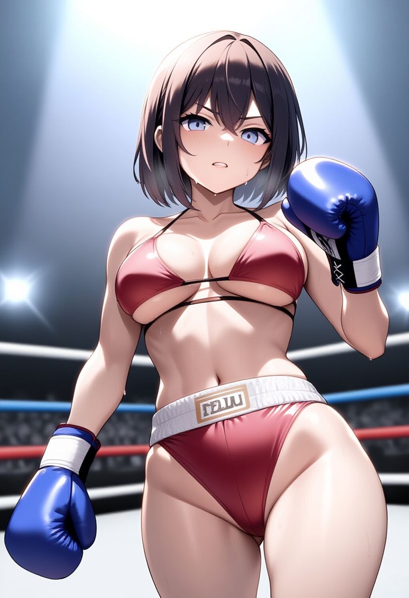 女子ボクシング美少女AIイラストコレクション1 立ち絵編 - サンプル画像 3