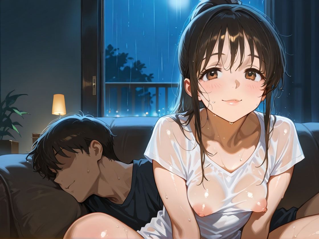 トロトロ家出ビッチの甘々乱交 〜清楚な美女がおじさんをイキ狂わせ〜 - サンプル画像 1