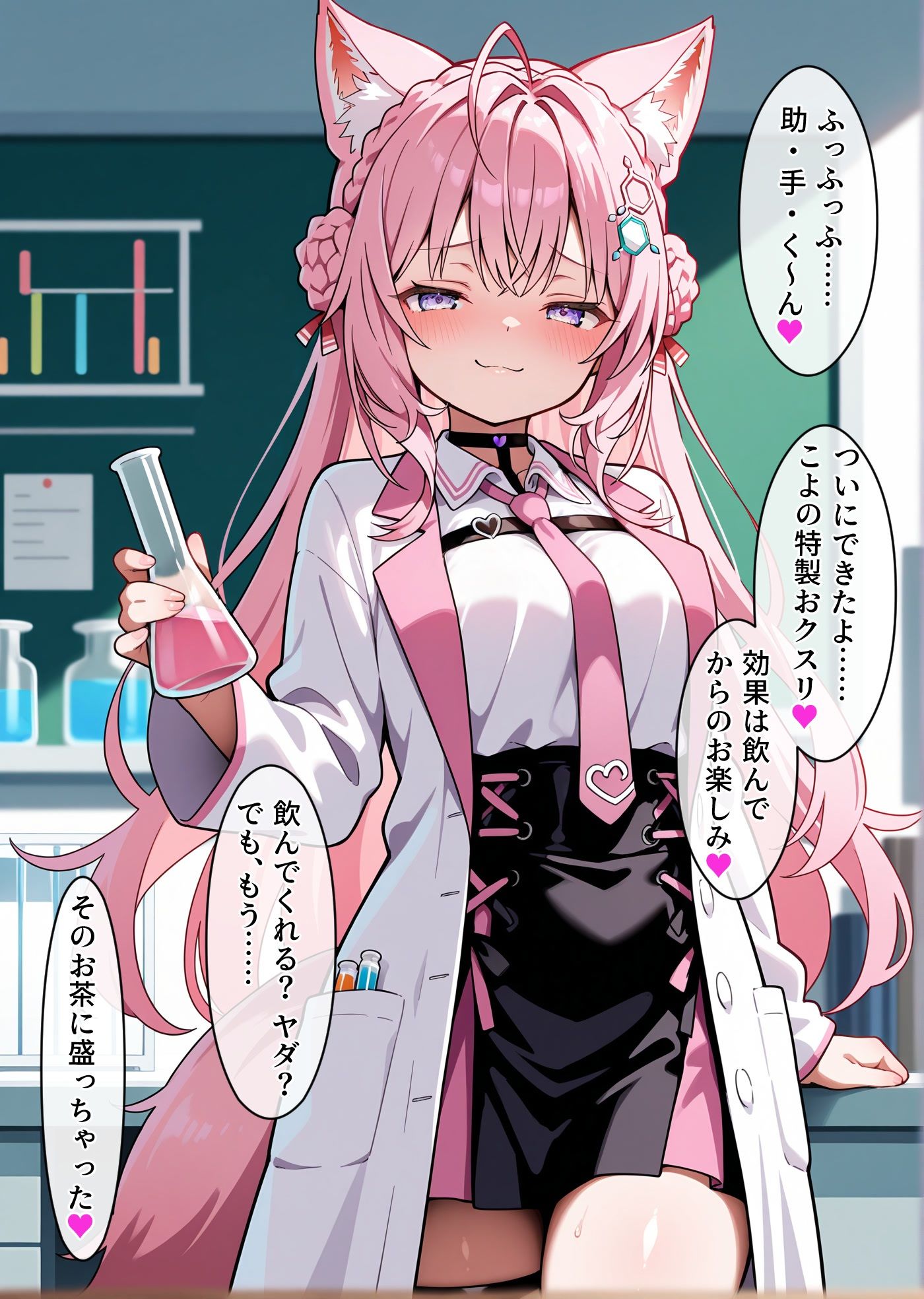 博衣こ◯りに怪しいお薬を飲まされる - サンプル画像 1