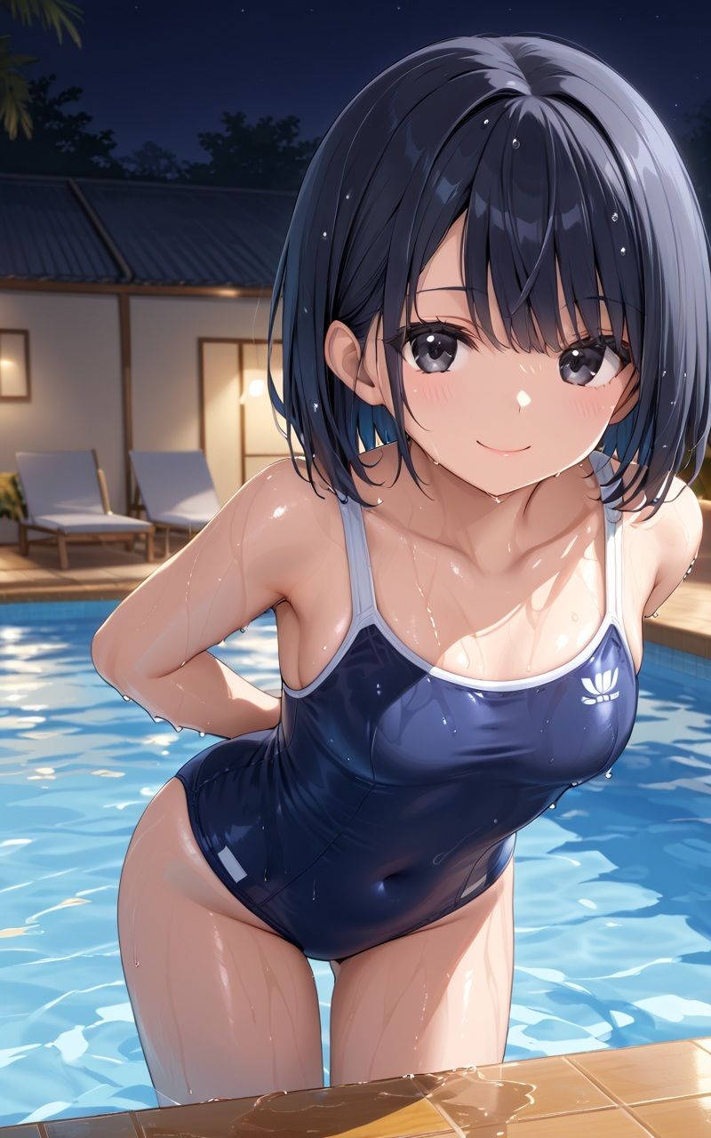 我慢できずに何度も中出し。スク水の中、快楽で壊れちゃった放課後。 - サンプル画像 1