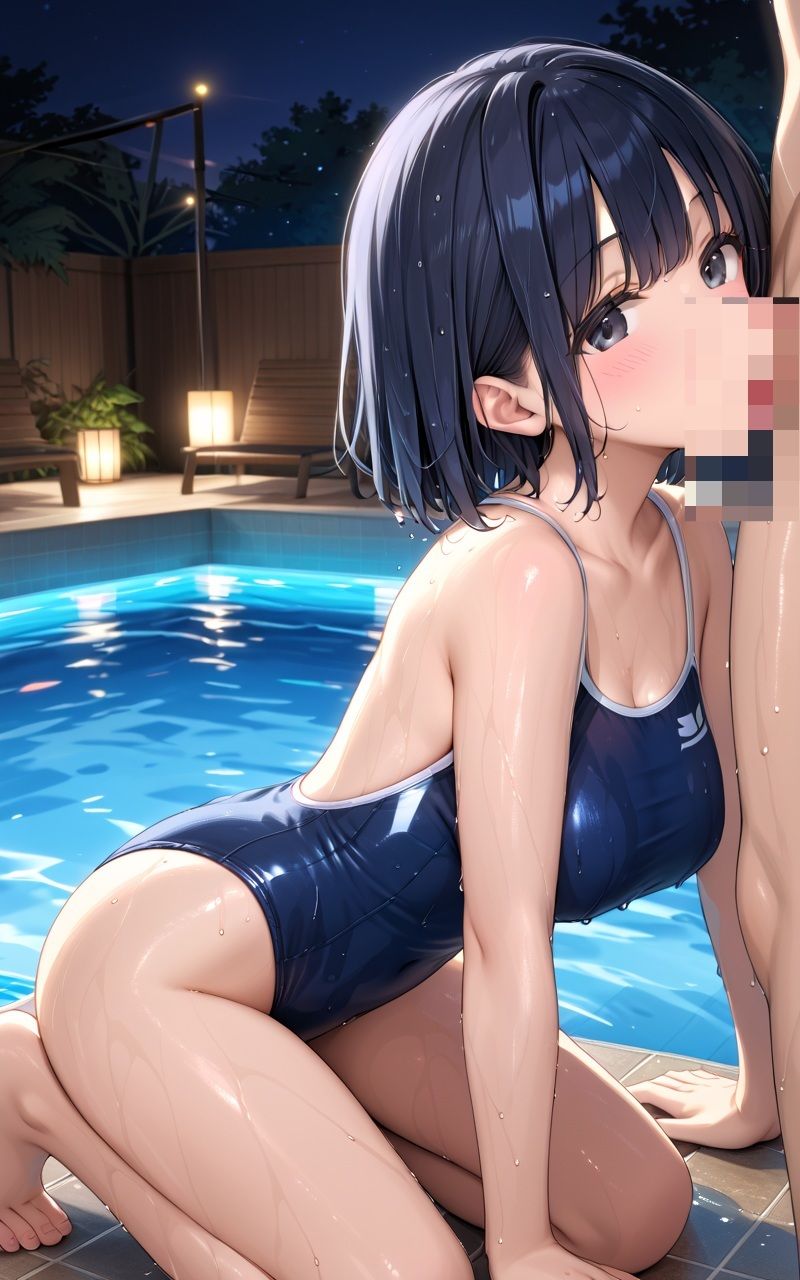 我慢できずに何度も中出し。スク水の中、快楽で壊れちゃった放課後。 - サンプル画像 3