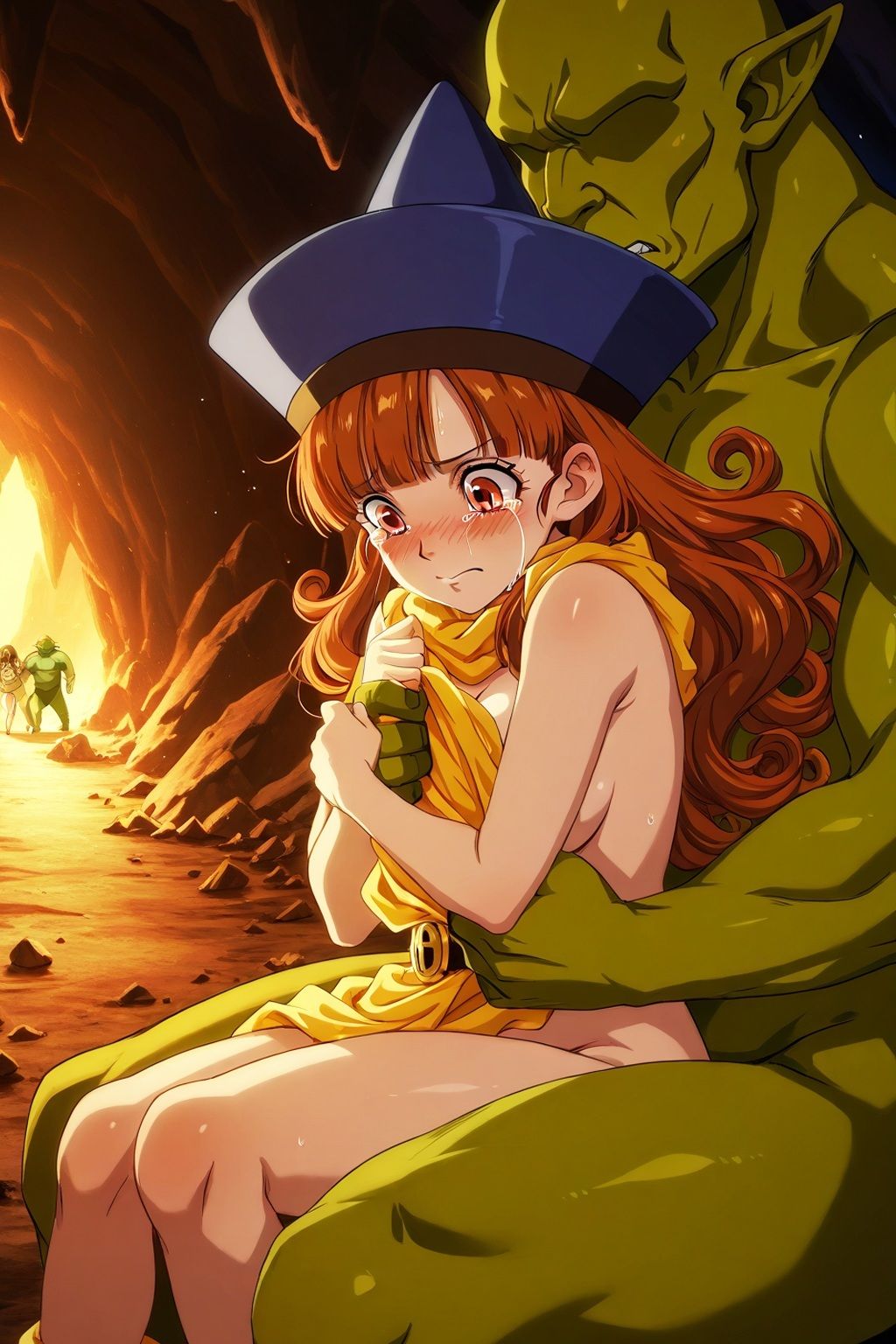 性獣トロルに捕らわれたアリーナ姫 - サンプル画像 6