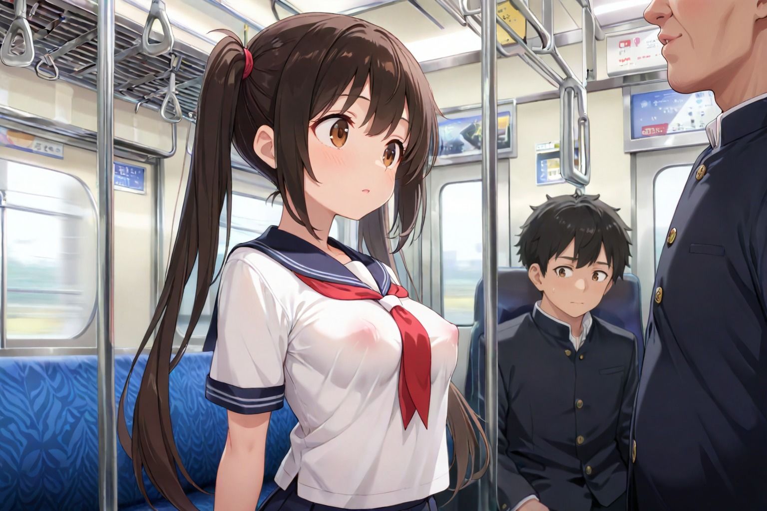 通学女子校生〜痴〇専用車両〜 - サンプル画像 2